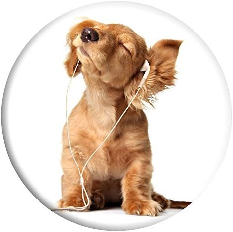 Expanding Phone Holder, Customized Music Dog Phone Stand and Grip For iPhones/Samsung/HTC/LG/Blackmerry/iPod/GPS/PDA/etc.( Black )