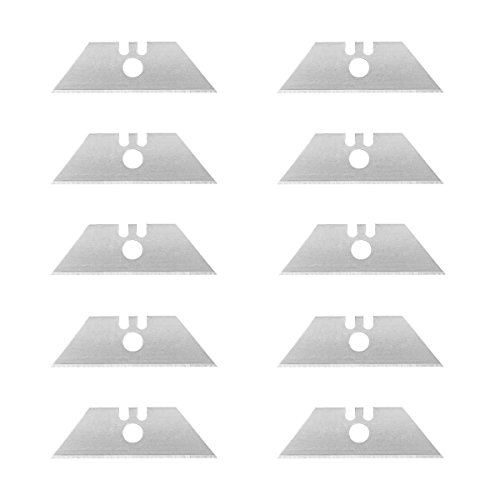 Wedo 7882 Cutter Ersatzklingen Trapez (für Linkshänder, 61 x 19 mm)10 Stück, silber
