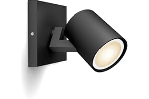 Philips Hue White Ambience Runner, Faretto singolo Smart LED, Nero