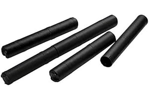 FELIXMANIA Portaplanos Extensible sin Bandolera 40-75cm Ø 65mm Negro