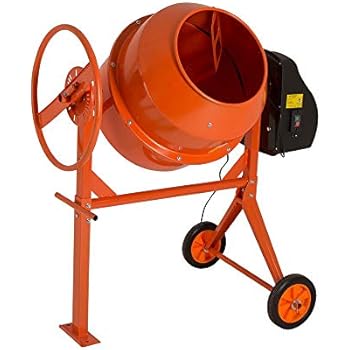 Portable 140L 550W Concrete Cement Power Mixers Electric Cement Mixing