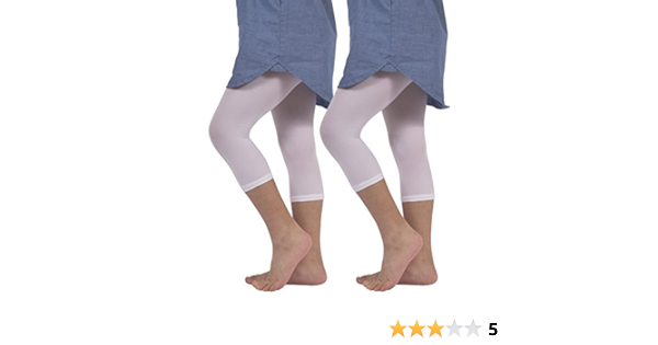 cropped footless tights