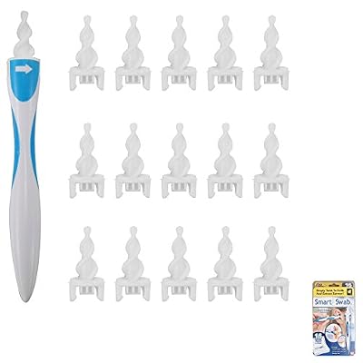 Vi-GO,Nettoyant Oreille, Ear Wax Earwax Remover Ear Cleaner Cire Epilation Oreille Kit Nettoyage Oreille Spirale avec 16 Embouts pour Bebe Adulte .