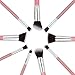 Abody 9Pcs Makeup Brush Kit Wood Professional Cosmetic Set Foundation Brush Powder Brush Eyeshadow Brushes Pink