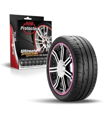 RIMiQ Wheel Protection Trim - 1/4 Inch Universal Rim Guard With 3M Tape