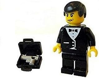 Custom Designed Minifigure - James The Secret Agent with Spy Case