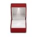 Produktbild Tyhbelle Hochwertige Schmuckkästen 5.8 x 6.3 x 5 cm Samt Etui mit LED-Licht Ringbox für Hochzeit Valentinstag Verlobungsring(Rot)