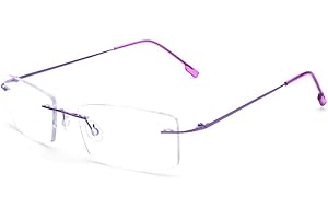 Rongchy Super Light Titanium Nearsighted Kurzsichtige Myopie Arbeits Brille -0.50-6.00 Um Stärken Männer Frauen Mode Randlos Nearsighted Brillen