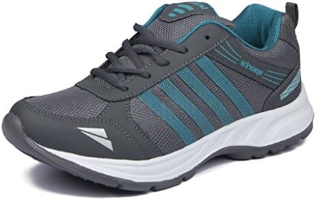 Asian shoes Wonder-13 Grey Firozi Mesh Kids Shoes