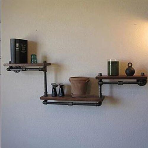 JILAN HOME adornment- Home Pendant Do Old Club Village Nostalgic Wood Partition Crafts Wall-Mounted Restaurant Bar Decorative Shelf Cafe Display Stand Welcome