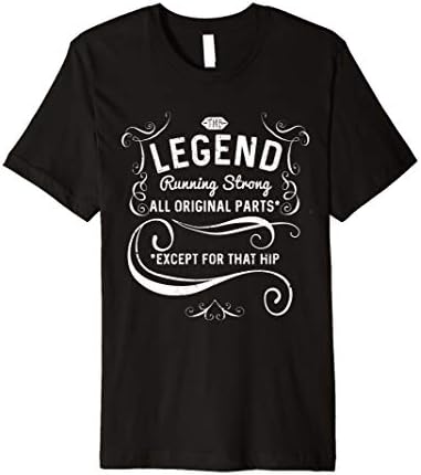 Get Well Present TshirtsMostly Original Parts Funny Hip Replacement Surgery T-Shirt T-ShirtOEKO-TEX STANDARD 100