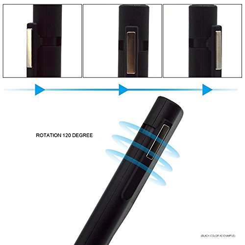 Wiederaufladbare Arbeit Licht, beeway 2 in1 Mini Portable Pocket COB Strahler Inspektionslampe/LED-Taschenlampe ? Super Bright Taschenlampe, magnetisch clip, USB Ladekabel - 4