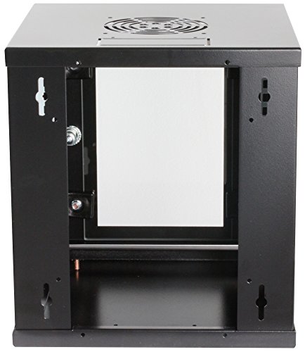 Intellinet Wandschrank 25,4cm, 10 Zoll, 6HE, 30cm tief, schwarz RAL 9005 - 3