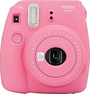 Appareil Photo Instantané Fujifilm Instax Mini 9 | Rose | Miroir Selfie + Lentille Macro | Fun Et Portable