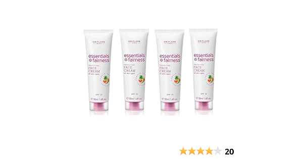 essentials fairness protecting face cream spf 10