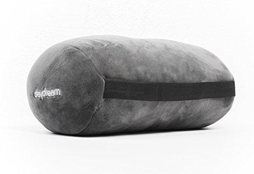 daydream: Nackenrolle mit Mikroperlen aus (weichem) elastischem Plüsch, grau (N-8002) - 7