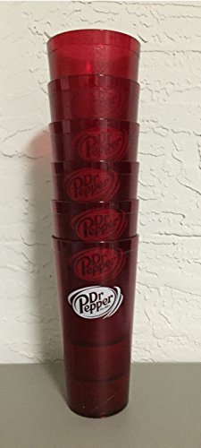 Preisvergleich Produktbild Dr. Pepper Trinkbecher, Kunststoff, ca. 90 ml, Rot