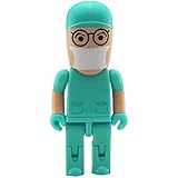 aneew 16 GB Pendrive Krankenschwester Arzt Chirurg USB Flash Drive Memory Stick Green Doctor 16 GB
