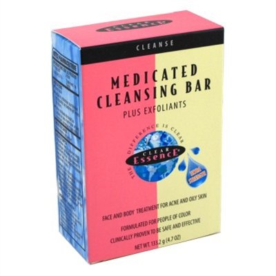 Clear Essence Medicated Cleansing Bar + Exfoliants 4.7oz (Pack of 3)