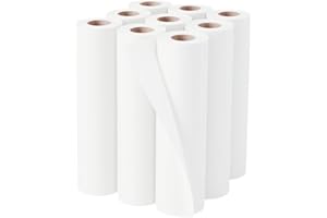 BRIT TREAT 3 x Couch Rolls 50cm White | Embossed, Perforated | 2-Ply Pure Cellulose Paper | Hygiene Rolls for Massage, Beauty Bed, Medical Use | 20" x 40m | Supreme Choice