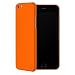 Produktbild idtb Skins Aufkleber Skin Sticker Folie (nicht Handy Cover), Smartphone Wrapping Ultra Dünn und widerstandsfähig Fingerabdrücke Fall iPhone 6s Arancione