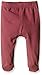 Pippi Baby-Girls with Foot-Solid Trouser, Burgundy, 6-9 Months (Manufacturer Size:74)