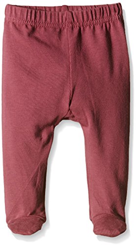 Pippi Baby-Girls with Foot-Solid Trouser, Burgundy, 6-9 Months (Manufacturer Size:74)