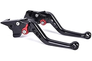 ‎AUZKONG Auzkong Brems Kupplungshebel für TRlUMPH Street Triple 675 (2008-2015), Speed Four 600 (2005-2006), SPEED TRIPLE 1050 (2004-2007), Tiger 800/XC (2010-2014) Schwarz 1 Paar