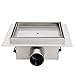 Produktbild Teamyy 15x15cm Duschablauf Duschrinne edelstahl duschrinne quadratisch befliesbare Bodenablauf Badzimmer