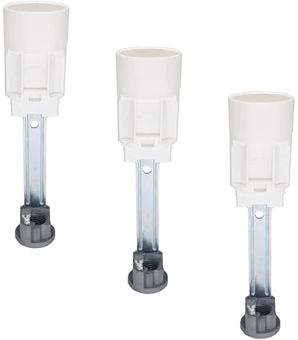 Lampen Pendelrohr 300 Mm | Mit M10 Außengewinde | Chrom Für Hängeleuchten & Deckenlampen