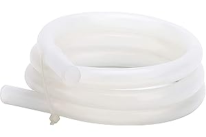 TEN-HIGH 2m Flexibler Silikonschlauch 6mm ID x 8mm AD, Wandstärke 1mm, Wasser Luft Schlauch