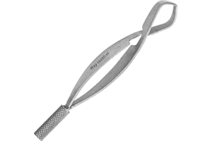 ‎MAY May Zeckenzange Edelstahl Selbsthaltend für Hund & Katze – Profi Zeckenpinzette zum sicheren Entfernen von Zecken – Rostfrei & Präzise