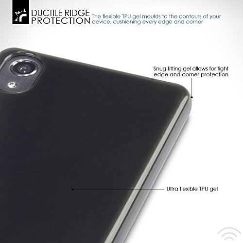 Sony Xperia X Funda Protectiva de TPU silicona estrecha - Negro humo