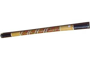 GURU SHOP Musikinstrument aus Holz, Musik Percussion Rhythmus Klang Instrument, Handgearbeitet, Regenstab - Regenmacher aus Bambus 120 cm, Braun, Musikinstrumente