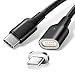 Produktbild LAMA Magnet Type C auf Type C Ladekabel [1,8M 5A] Magnetisches USB C Schnellladekabel Datenkabel für MacBook Air Pro Huawei MateBook Lenovo Yoga S730 Asus VivoBook 17 usw. Type C Laptop und Smartphone