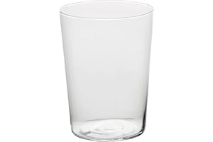 ACAN Tradineur Lot de 12 verres à cidre en verre, passent au lave-vaisselle et au micro-ondes, pour servir de l'eau, des boissons, des boissons gazeuses, 12 x 9 cm, 50 cl