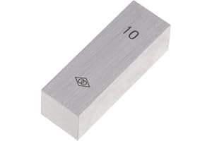 Milageto Stahl Rechteck Messblock Metrisches Messwerkzeug 10 100mm - 10 mm