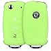 Produktbild Hülle für VW Skoda Seat 3-Tasten Autoschlüssel - kwmobile Silikon Schlüssel Schutzhülle in Hellgrün leuchtend - Etui Schlüsselhülle Cover Klappschlüssel