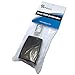 8cm Seat Belt Buckle Extender - E4 safety certified - 21.5mm wide metal tongue (Type A) - Black