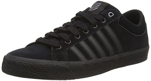K-Swiss Adcourt La-Sde Vnz, Men's Low-Top Sneakers, Black (Black/Charcoal), 10 UK (44 1/2 EU)