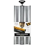 Lily Cook kp5300 placa para 2 baquetas/Teja plata 40 x 20 x 1,5 cm)