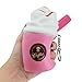 Produktbild fat. chot Squishy Spielzeug, Soft Milk Eis Kaffee langsam Rising Squeeze Party Dekoration Spiel Dekompression Toys lindert Stress Relax Geschenk Schlüsselanhänger, PU, rose, 8.0 cm * 8.0 cm * 11.5 cm
