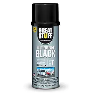 Great Stuff 99054816 Multipurpose Insulating Foam Sealant, 12 oz, Black