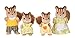 Produktbild Sylvanian Families 3136 - Walnuss Eichhörnchen Familie Knacks, Püppchen