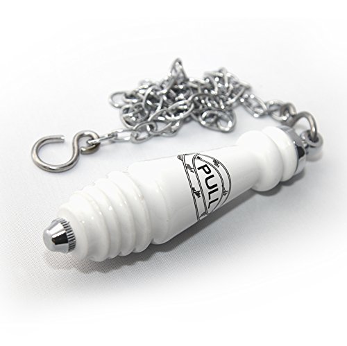 Viktorianische Spülkette Für Hoch-Spülkasten - Aus Keramik & Chrom - Traditionell