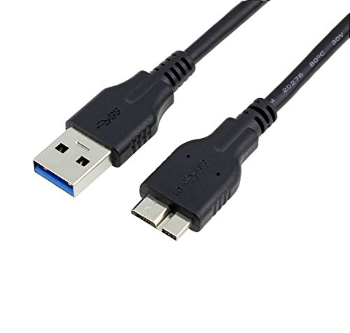 LuckyNV Micro B USB 3.0 Kabel f¨¹r WD Passport Ultra Meta Elemente Seagate Backup Plus Erweiterung Samsung M3 Portable SONY 1.5M