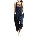 Produktbild Damen Jumpsuit Overall Latzhose Yogogo Sommer Yoga Lose Hose Leggings Overall Bodycon Gürtel Gurt Strampler Bodysuit Flare Slim Fit Pants Hohe Taille Hosen Sexy 3/4 Sport Leggins Dünne Sporthose