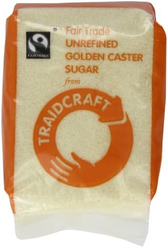 Traidcraft Unrefined Golden Caster Sugar 500 g (Pack of 6)