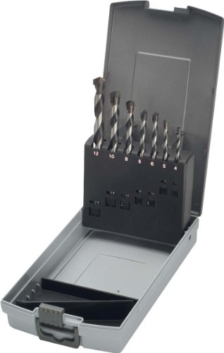 KEIL 154 501 412 Schlagbohrersortiment Granitbohrer PRIMUS, 7-teilig, Ø 4,0 / 5,0 / 6,0 / 6,0 / 8,0 / 10,0 / 12,0 mm, in RoseBox