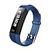 Produktbild Hangang Fitness Tracker, ZY68 HR Fitness Watch: Heart Rate Monitor Activity Tracker, wasserdichte Bluetooth drahtlose intelligente Armband Pedometer für Android und IOS-Telefone (Blau)